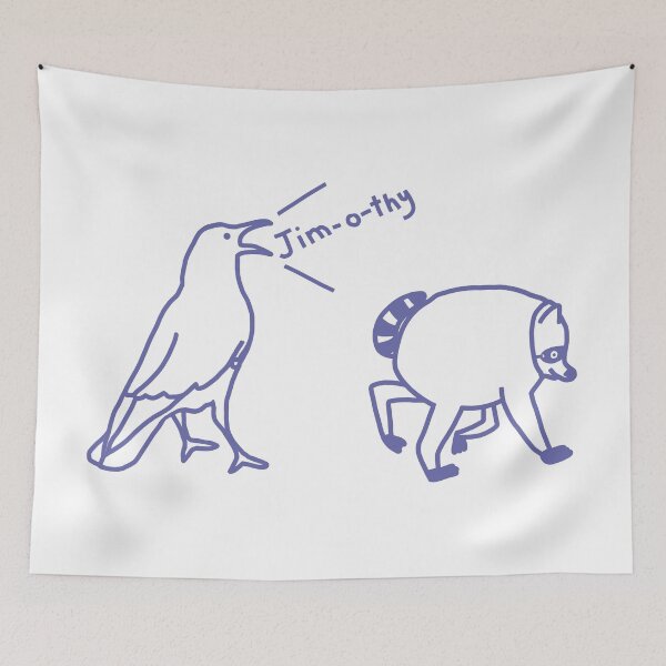 Item preview, Crow Sings Jimothy designed and sold by ellenhenry.