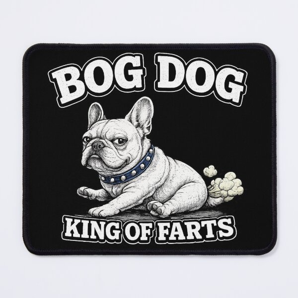 Item preview, Bog Dog – King of Farts Funny French Bulldog Shirt designed and sold by EverclearDesign.