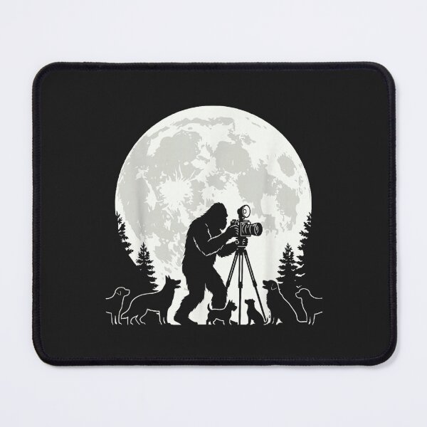 Item preview, Bigfoot Pet Photographer Funny Sasquatch Dog Cat Photography Design designed and sold by abig-eiyana.