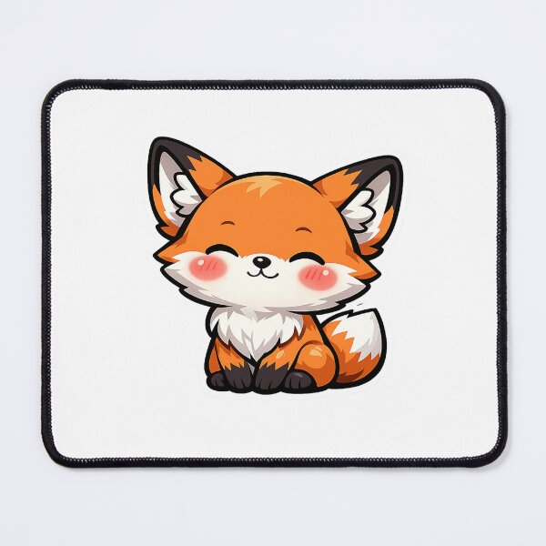 Item preview, Cute Little Orange Fox Face Illustration designed and sold by Owcomm.