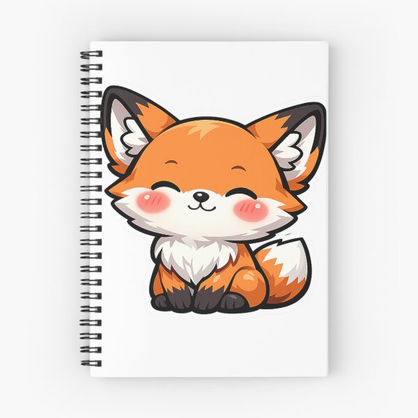 Item preview, Cute Little Orange Fox Face Illustration designed and sold by Owcomm.