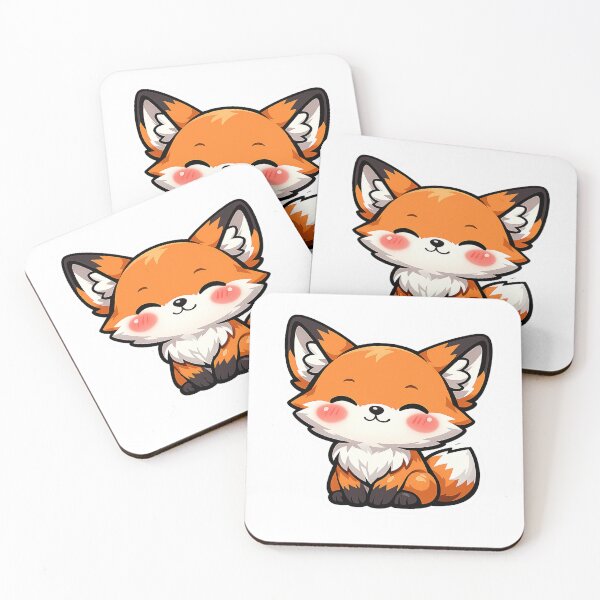 Item preview, Cute Little Orange Fox Face Illustration designed and sold by Owcomm.