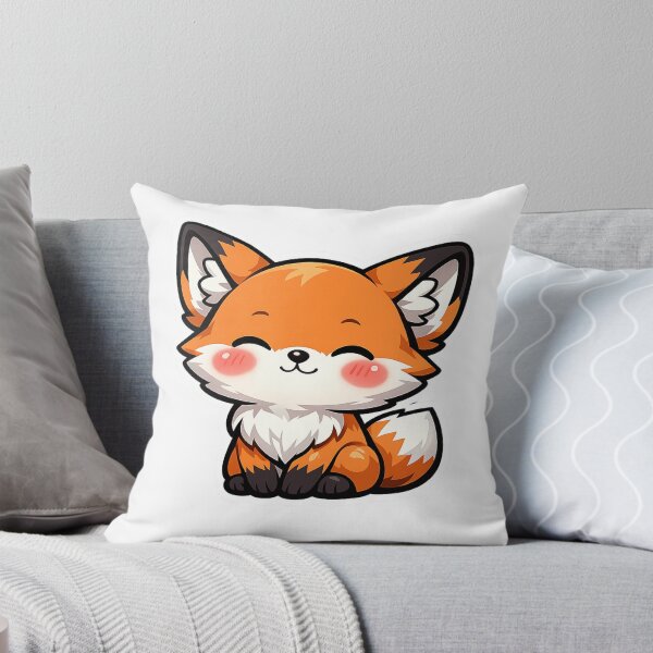 Item preview, Cute Little Orange Fox Face Illustration designed and sold by Owcomm.