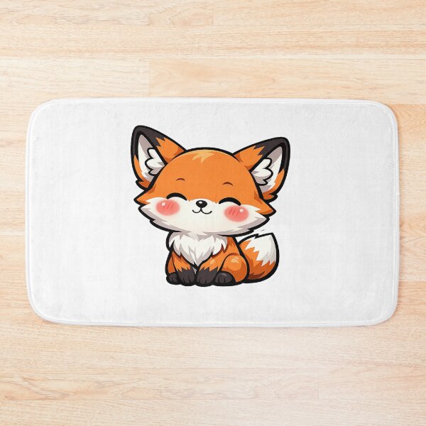 Item preview, Cute Little Orange Fox Face Illustration designed and sold by Owcomm.