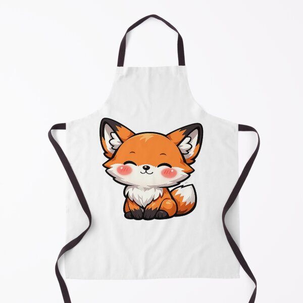 Item preview, Cute Little Orange Fox Face Illustration designed and sold by Owcomm.