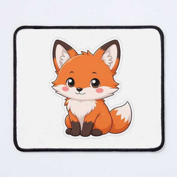 Item preview, Cute Little Orange Fox Kawaii Animal designed and sold by Owcomm.
