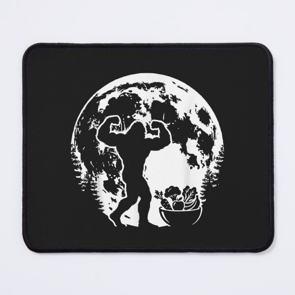 Item preview, Funny Vegan Bigfoot Bodybuilder Sasquatch Plant Based Fitness Design designed and sold by abig-eiyana.