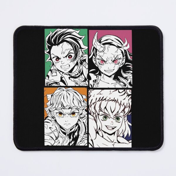 Item preview, Four Panel Fury Grid designed and sold by PRINTATSTUDIO.