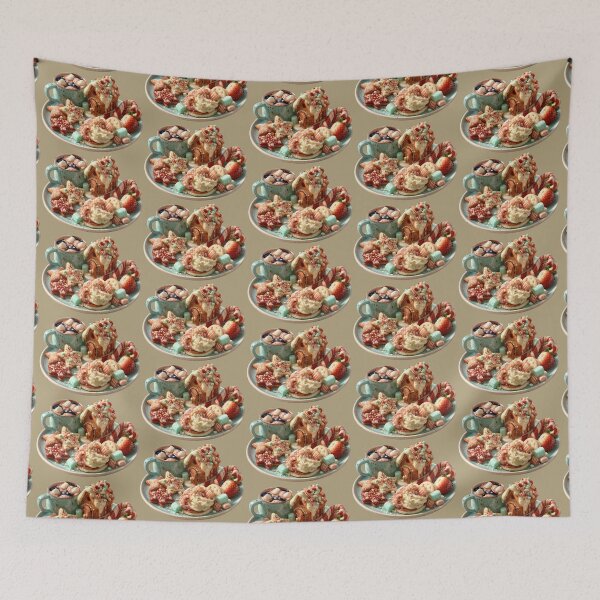 Item preview, Sweet Festive Gingerbread and Hot Cocoa Wonderland designed and sold by colorful-white.