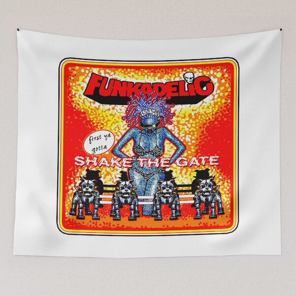 Item preview, Red Typography Psychedelic Funk designed and sold by GloomRooms.