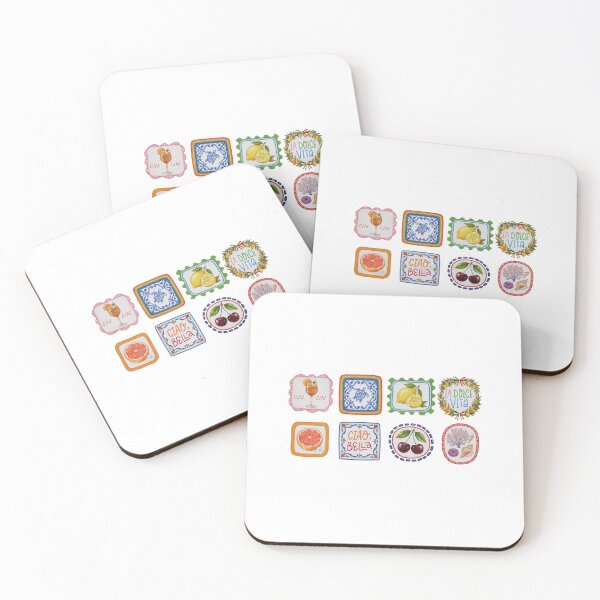 Item preview, Amalfi Coast Patch Set designed and sold by Colorful-Garden.