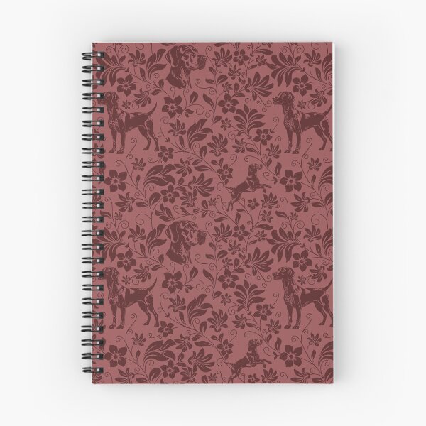 Item preview, German Shorthaired Pointer Floral Pattern | Elegant Botanical Dog Design Red designed and sold by WildLakePatterns.