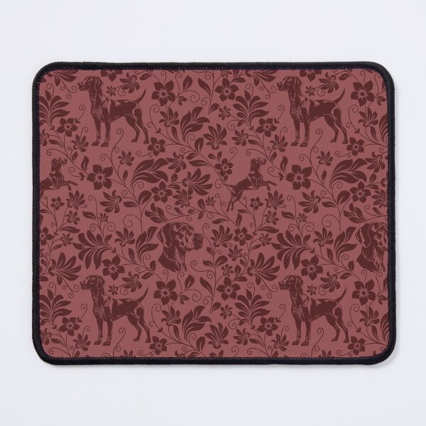 Item preview, German Shorthaired Pointer Floral Pattern | Elegant Botanical Dog Design Red designed and sold by WildLakePatterns.