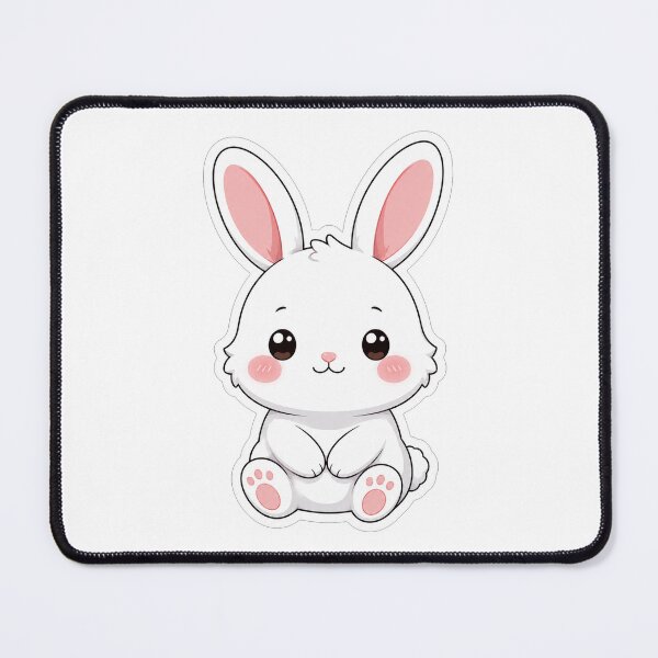 Item preview, Cute Fluffy Little White Bunny Rabbit designed and sold by Owcomm.