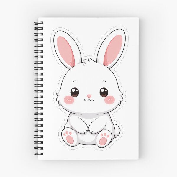 Item preview, Cute Fluffy Little White Bunny Rabbit designed and sold by Owcomm.