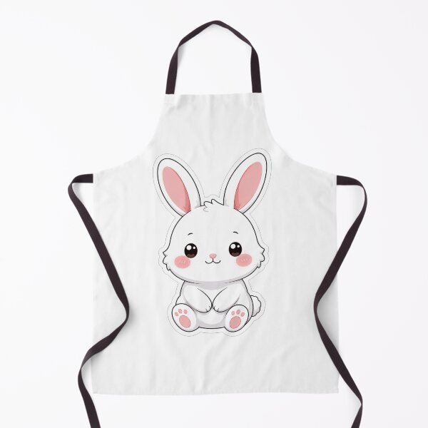 Item preview, Cute Fluffy Little White Bunny Rabbit designed and sold by Owcomm.