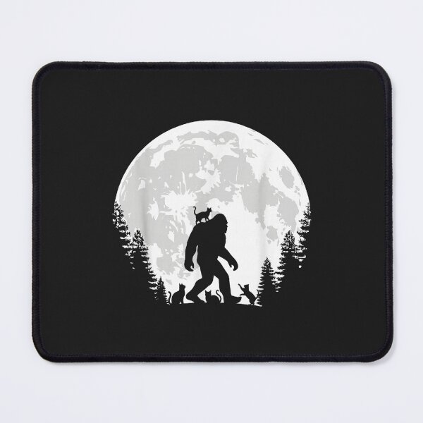 Item preview, Funny Bigfoot Cat Lover Moon Silhouette Sasquatch Vintage Design designed and sold by abig-eiyana.