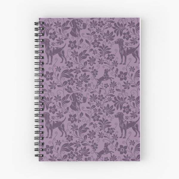 Item preview, German Shorthaired Pointer Floral Pattern | Elegant Botanical Dog Design Purple designed and sold by WildLakePatterns.