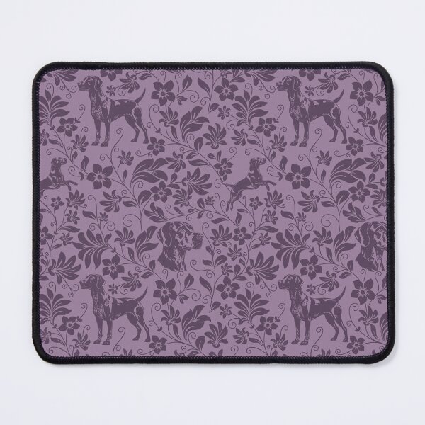 Item preview, German Shorthaired Pointer Floral Pattern | Elegant Botanical Dog Design Purple designed and sold by WildLakePatterns.