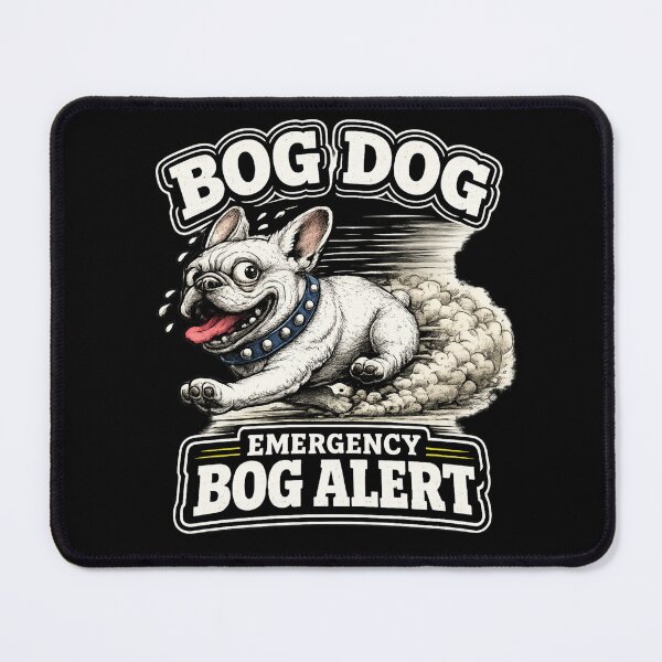 Item preview, Bog Dog Emergency Bog Alert Funny French Bulldog T-Shirt designed and sold by EverclearDesign.