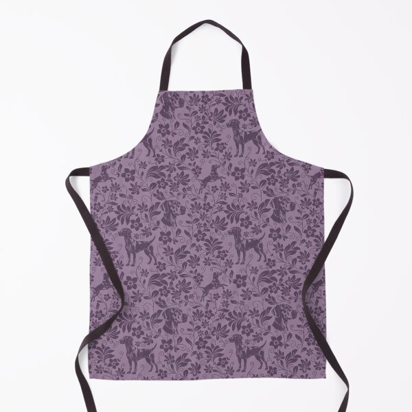 Item preview, German Shorthaired Pointer Floral Pattern | Elegant Botanical Dog Design Purple designed and sold by WildLakePatterns.
