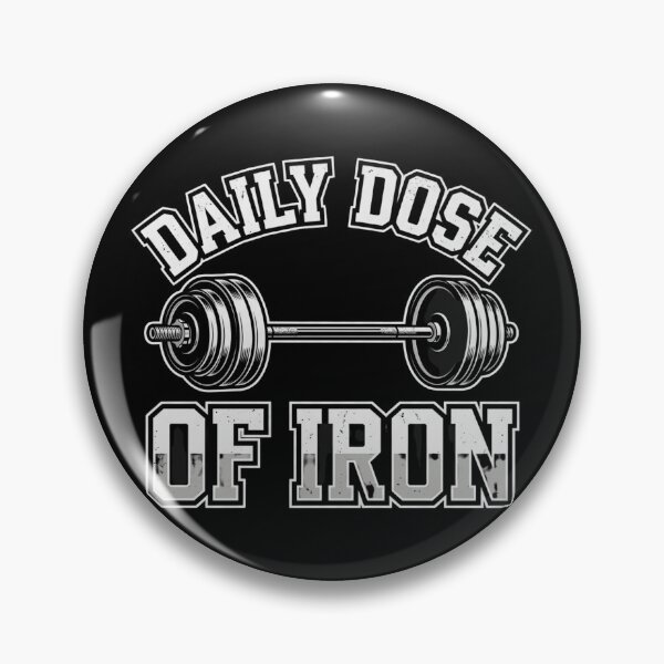 Item preview, Daily Dose Of Iron Barbell Weightlifting Workout Gym designed and sold by PACS0011.