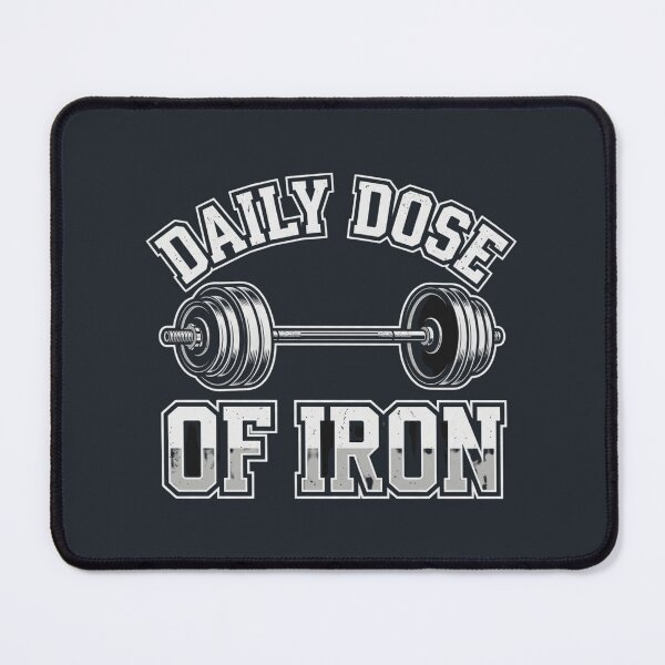 Item preview, Daily Dose Of Iron Barbell Weightlifting Workout Gym designed and sold by PACS0011.
