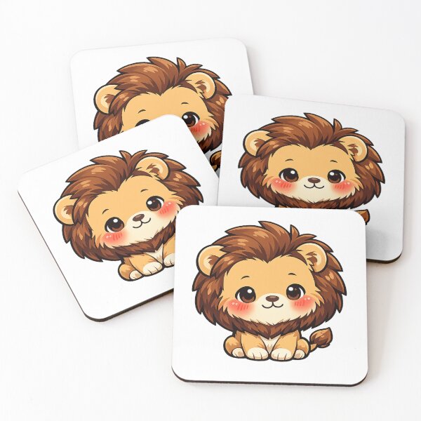 Item preview, Cute Baby Lion Cub Cartoon Animal designed and sold by Owcomm.