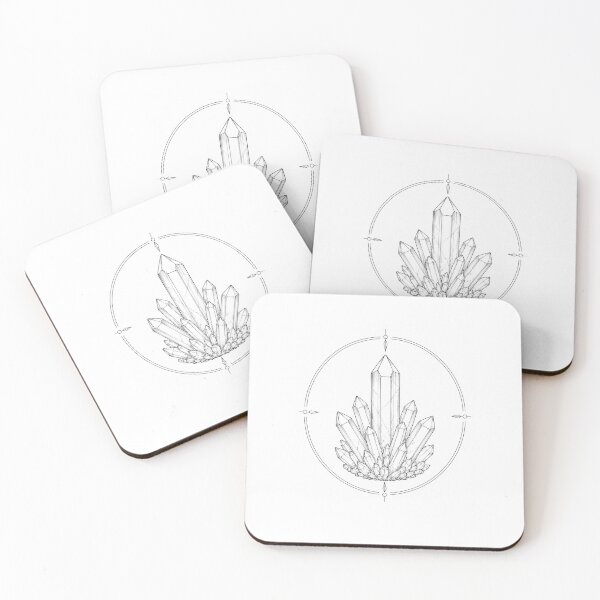 Item preview, Quartz Crystal | Minimal Nordic Mineral Illustration designed and sold by Norvian.