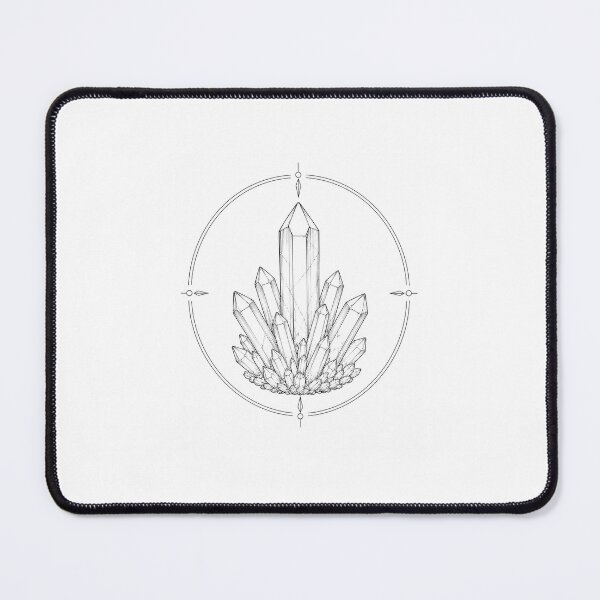 Item preview, Quartz Crystal | Minimal Nordic Mineral Illustration designed and sold by Norvian.