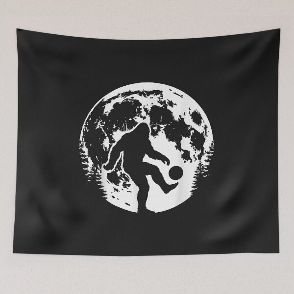 Item preview, Funny Bigfoot Soccer Player Sasquatch Football Moon Vintage Design designed and sold by abig-eiyana.