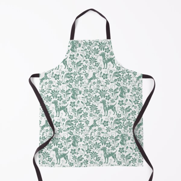 Item preview, German Shorthaired Pointer Floral Pattern | Elegant Botanical Dog Design Green designed and sold by WildLakePatterns.