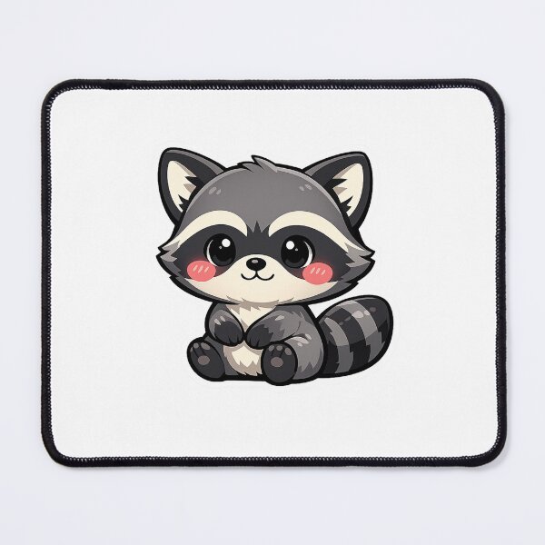 Item preview, Cute Little Raccoon Kawaii Animal Cartoon designed and sold by Owcomm.