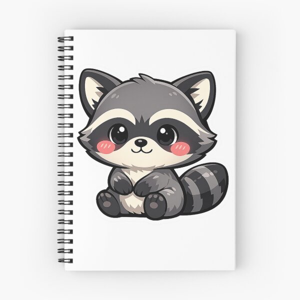 Item preview, Cute Little Raccoon Kawaii Animal Cartoon designed and sold by Owcomm.