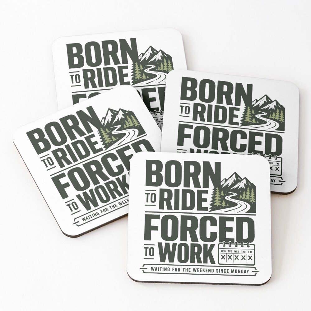 Item preview, Coasters (Set of 4) designed and sold by SingleTrackes.