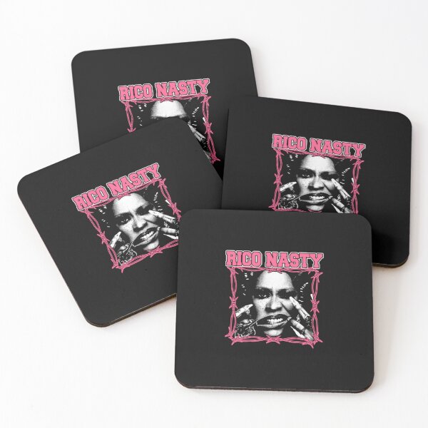 Item preview, Pink Face Silhouette Style Punk Rap Rapper designed and sold by ChaosColorCo.