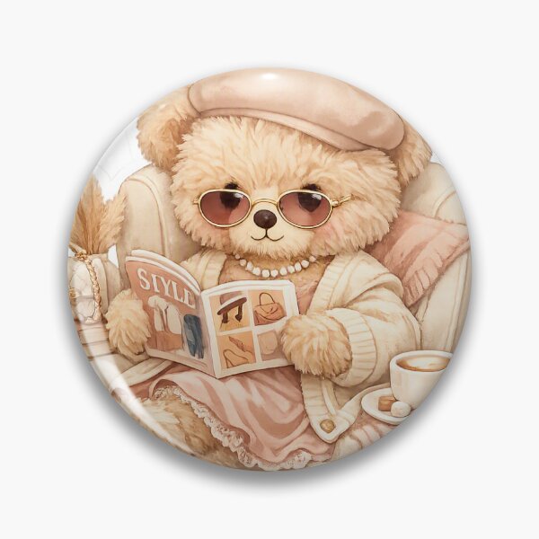 Item preview, Fashion Teddy Sticker Kawaii Style Aesthetic for Fashion Lovers & Cute Collectors designed and sold by CutePrintCorner.