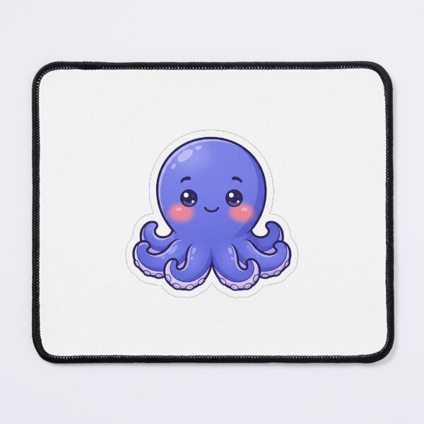 Item preview, Cute Purple Baby Octopus Kawaii Character designed and sold by Owcomm.