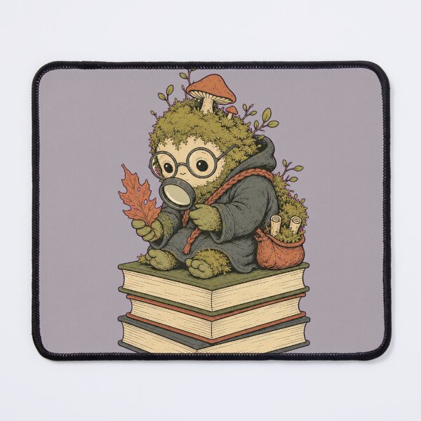 Item preview, Bramblewick the Moss Librarian Forest Creature designed and sold by Tender Oddities Studio.