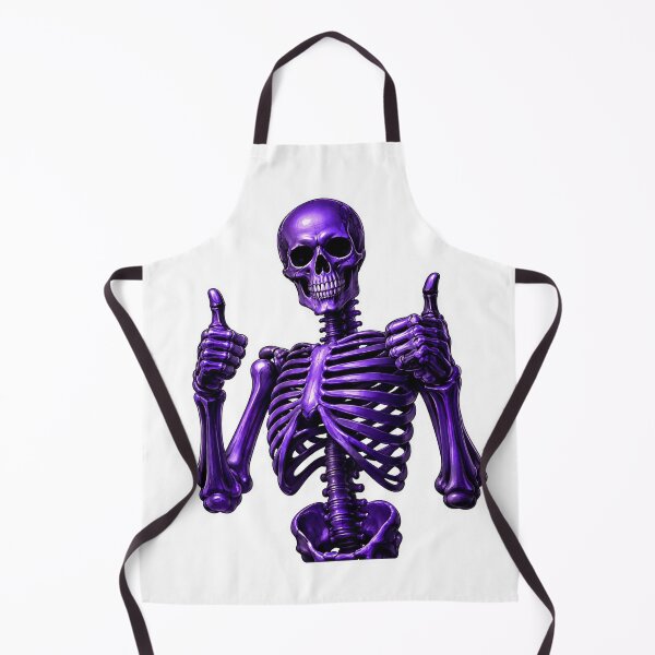 Item preview, Purple Skeleton Double Thumbs Up Sticker designed and sold by ZenOtaku Lab.