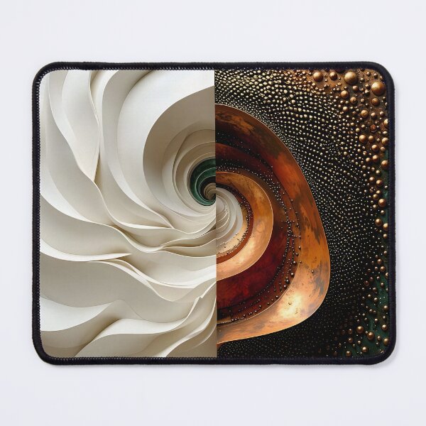Item preview, Contrast of Organic and Metallic Forms designed and sold by Vicky Brago-Mitchell®.
