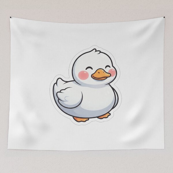 Item preview, Cute Fluffy Little White Duckling designed and sold by Owcomm.