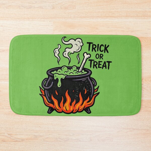 Item preview, Trick Or Treat Witch Cauldron Boiling Potion Bone Halloween Graphic designed and sold by BKSARYLIFE.
