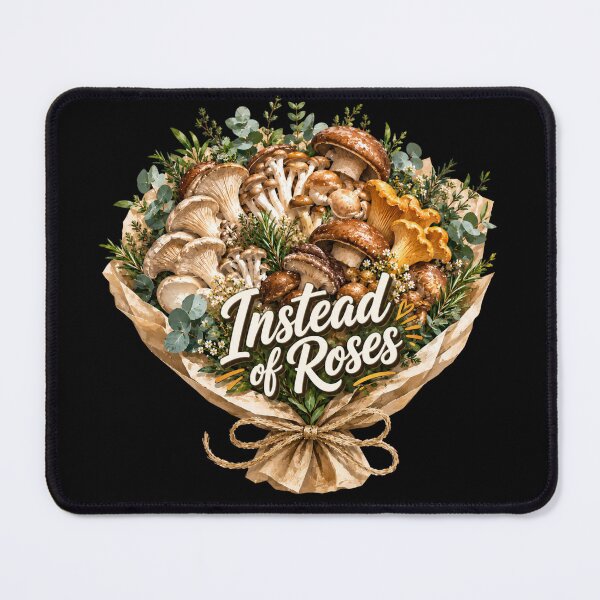 Item preview, Instead of Roses | Wild Mushroom Bouquet Forest Food Illustration designed and sold by UUniqueIImprint.