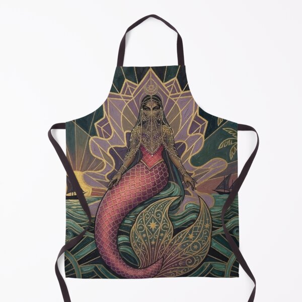Item preview, Art Deco Mermaid with Veil designed and sold by Bellewood222.