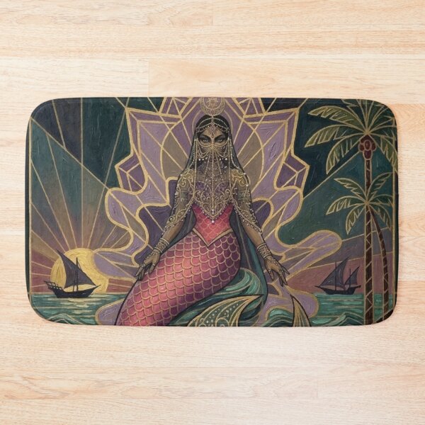 Item preview, Art Deco Mermaid with Veil designed and sold by Bellewood222.