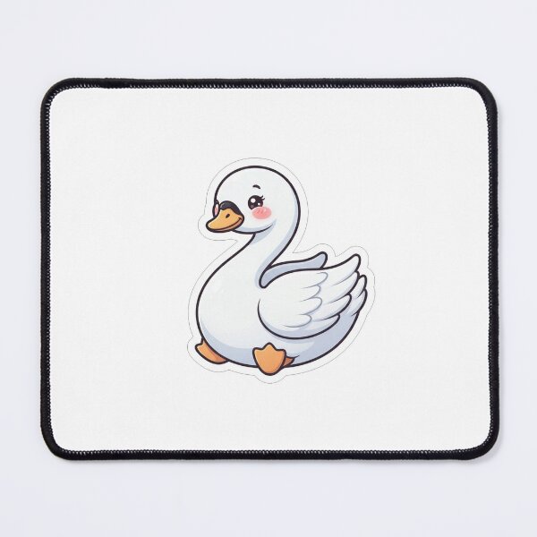 Item preview, Cute Chubby White Swan Bird Illustration designed and sold by Owcomm.