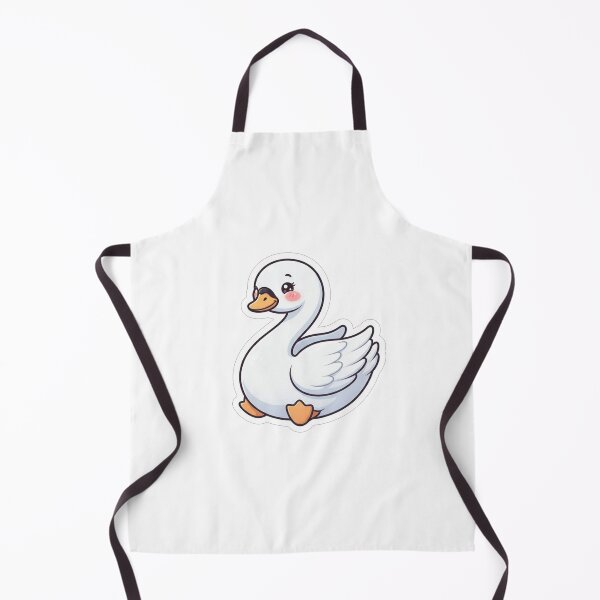 Item preview, Cute Chubby White Swan Bird Illustration designed and sold by Owcomm.