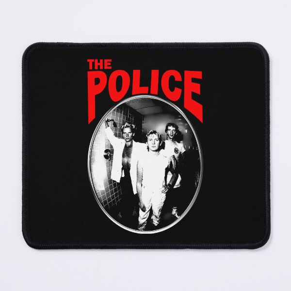 Item preview, The Police Chrome Frame Red Typography Rock Band designed and sold by BradyTerry.