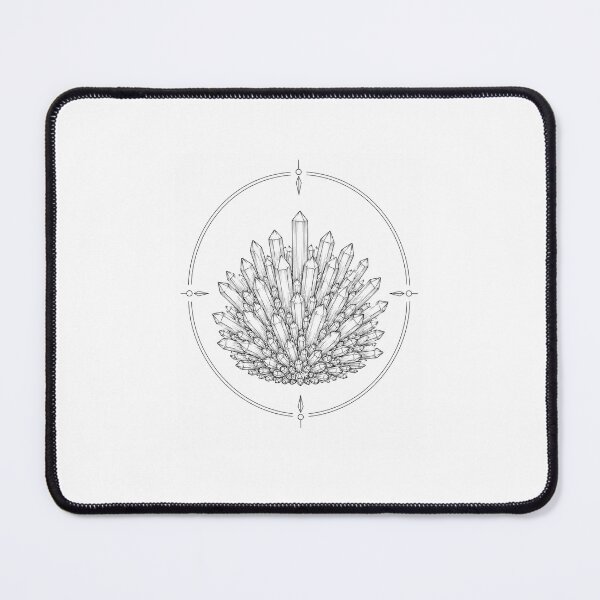Item preview, Amethyst Cluster | Minimal Nordic Mineral Illustration designed and sold by Norvian.